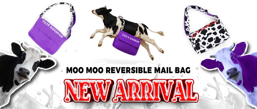 MOO MOO REVERSIBLE MAIL BAG