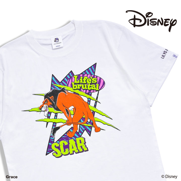 【SCAR】WHITE TEE