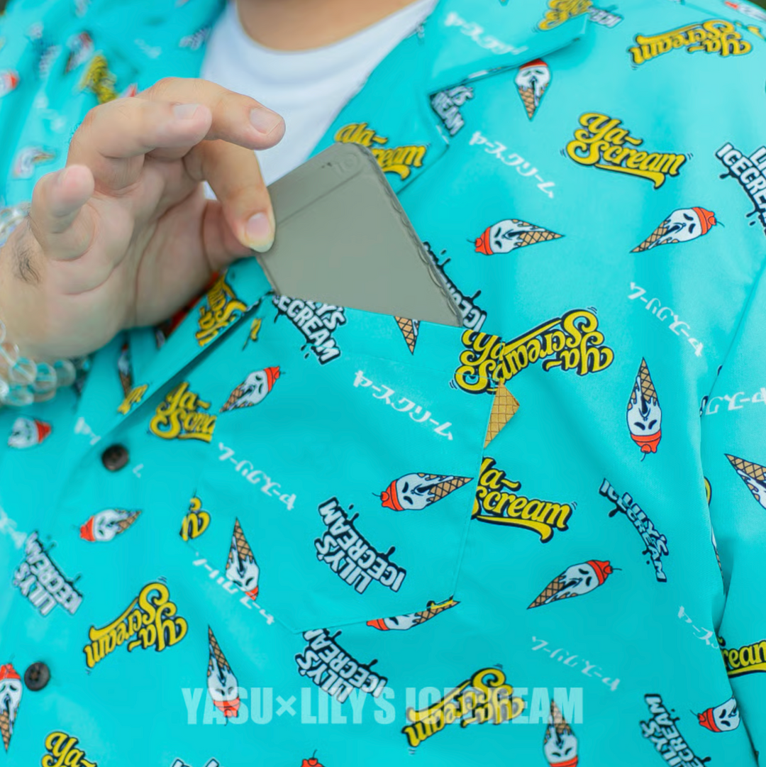 YASU × LILY’S ICECREAM®︎【Aloha shirt】