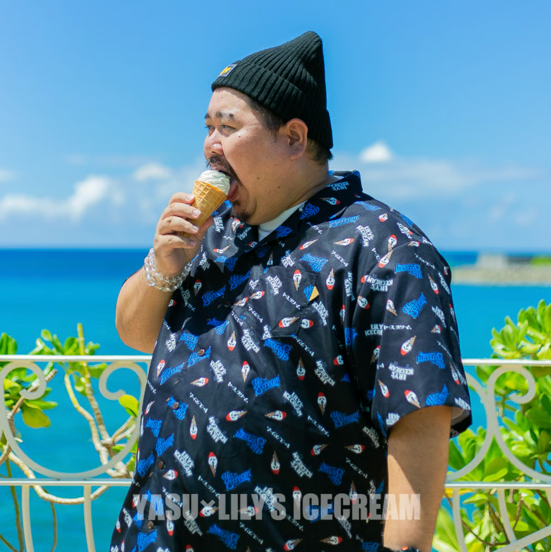 YASU × LILY’S ICECREAM®︎【Aloha shirt】