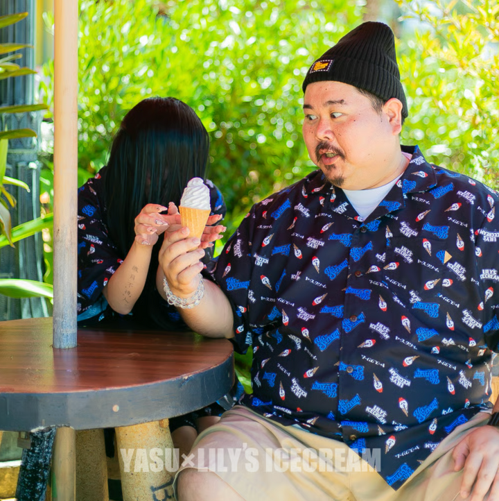 YASU × LILY’S ICECREAM®︎【Aloha shirt】