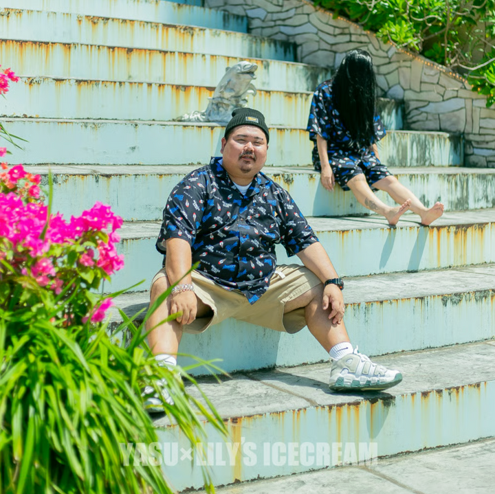YASU × LILY’S ICECREAM®︎【Aloha shirt】