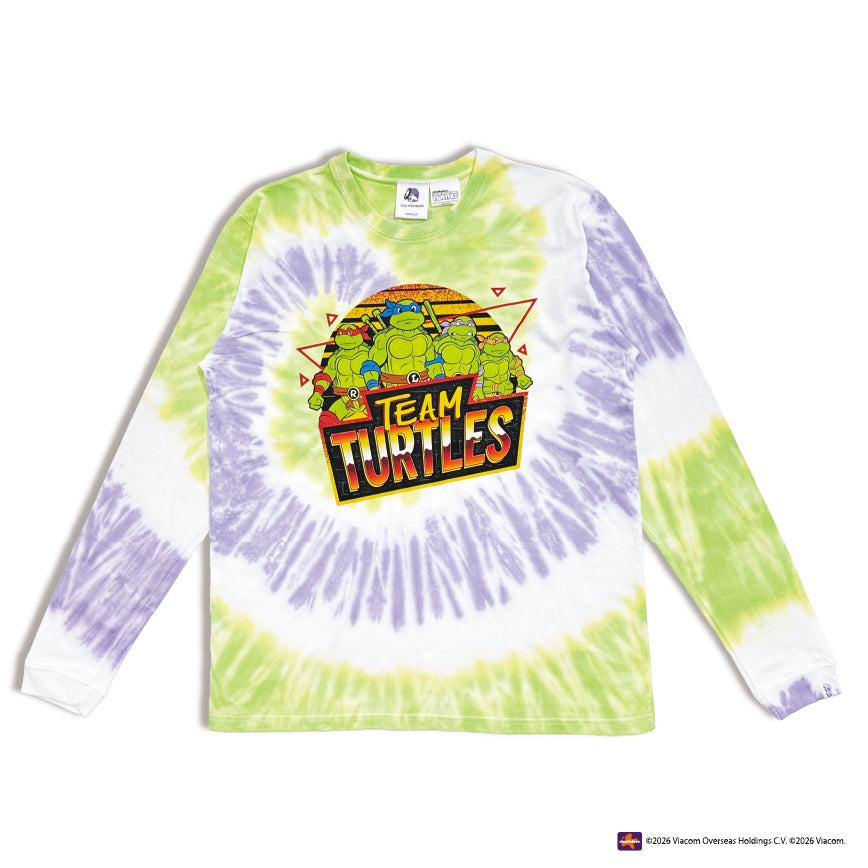 TEAM TURTLES L/S TIE DYE