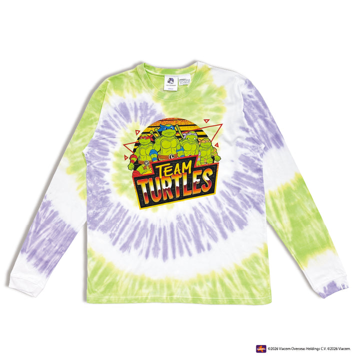TEAM TURTLES L/S TIE DYE