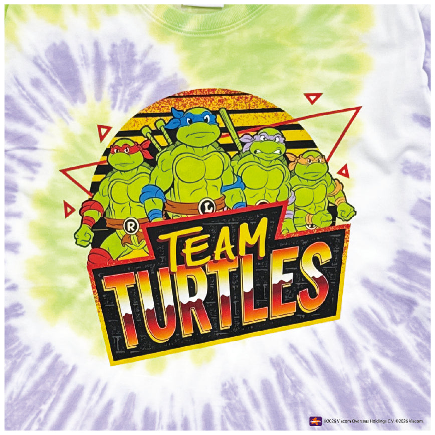 TEAM TURTLES L/S TIE DYE