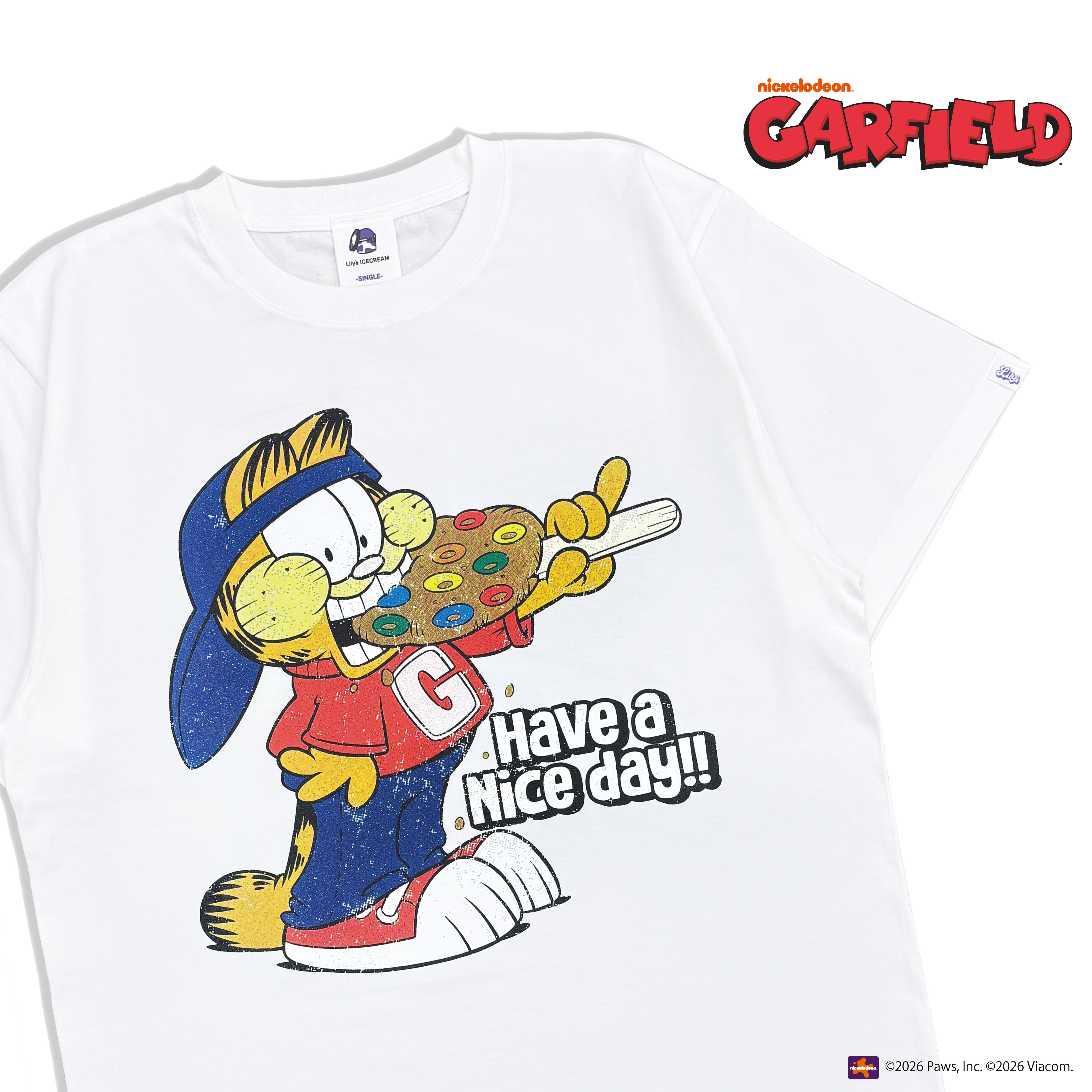 GARFIELD COOKIE TEE – LILY'S ICECREAM®︎