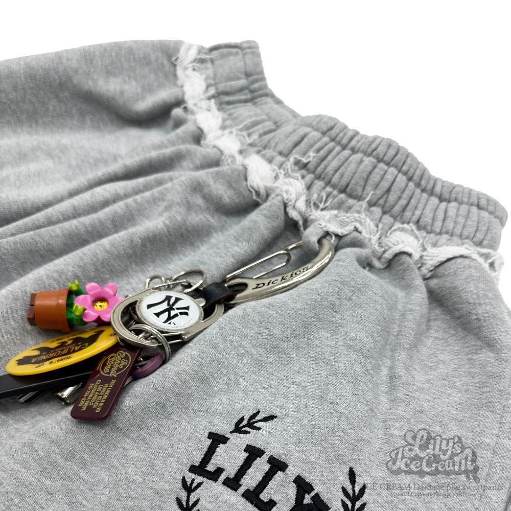 ICE CREAM Damage pile sweatpants