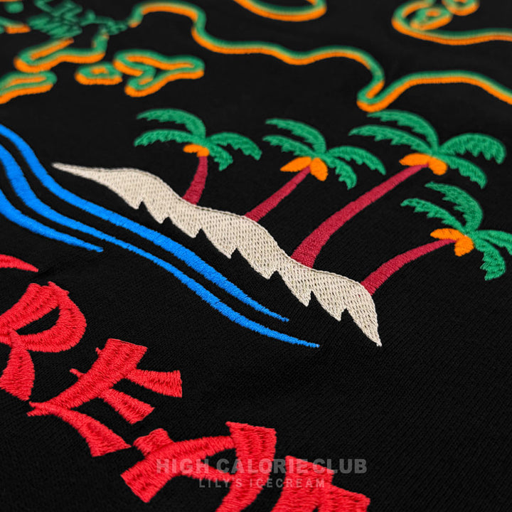 Embroidery Okinawa map Tee