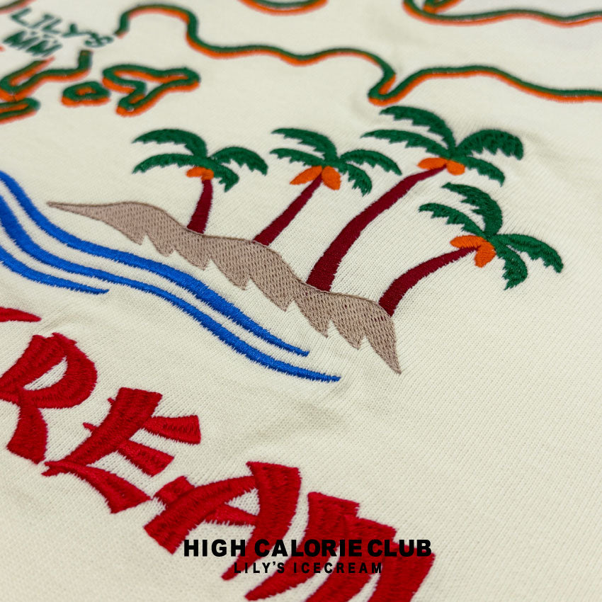 Embroidery Okinawa map Tee