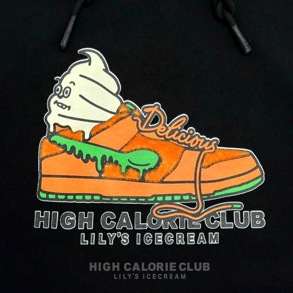FLUFFY SHOES HOODIE【Orange】