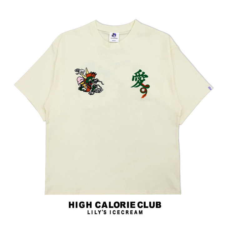 Embroidery Okinawa map Tee