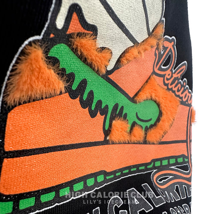 FLUFFY SHOES HOODIE【Orange】