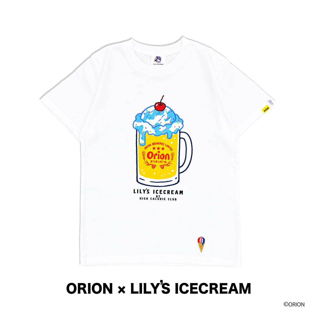 ORION × LILY'S ICECREAM Beer Float TEE【Ladies】