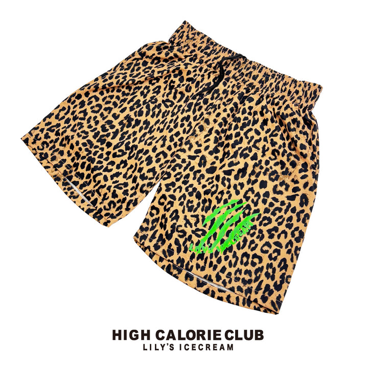 Leopard Aloha Shorts