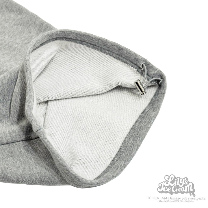 ICE CREAM Damage pile sweatpants