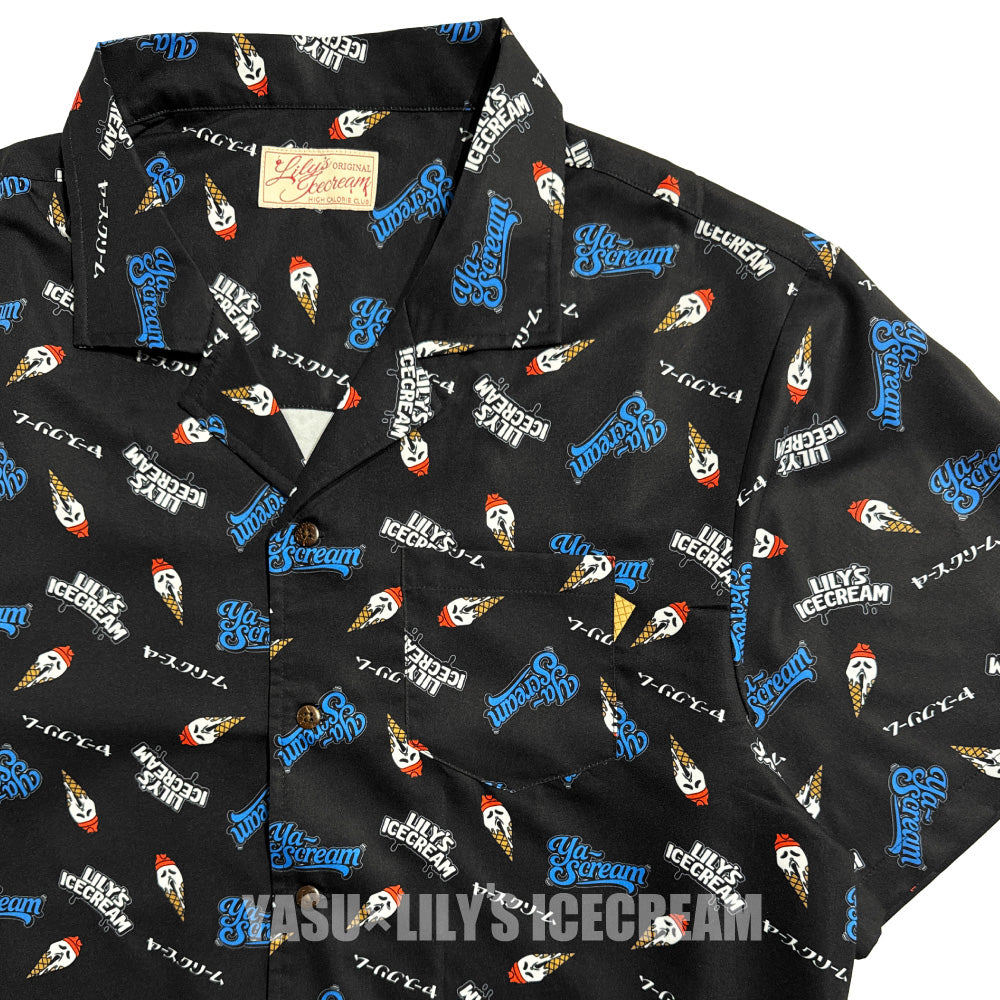 YASU × LILY’S ICECREAM®︎【Aloha shirt】