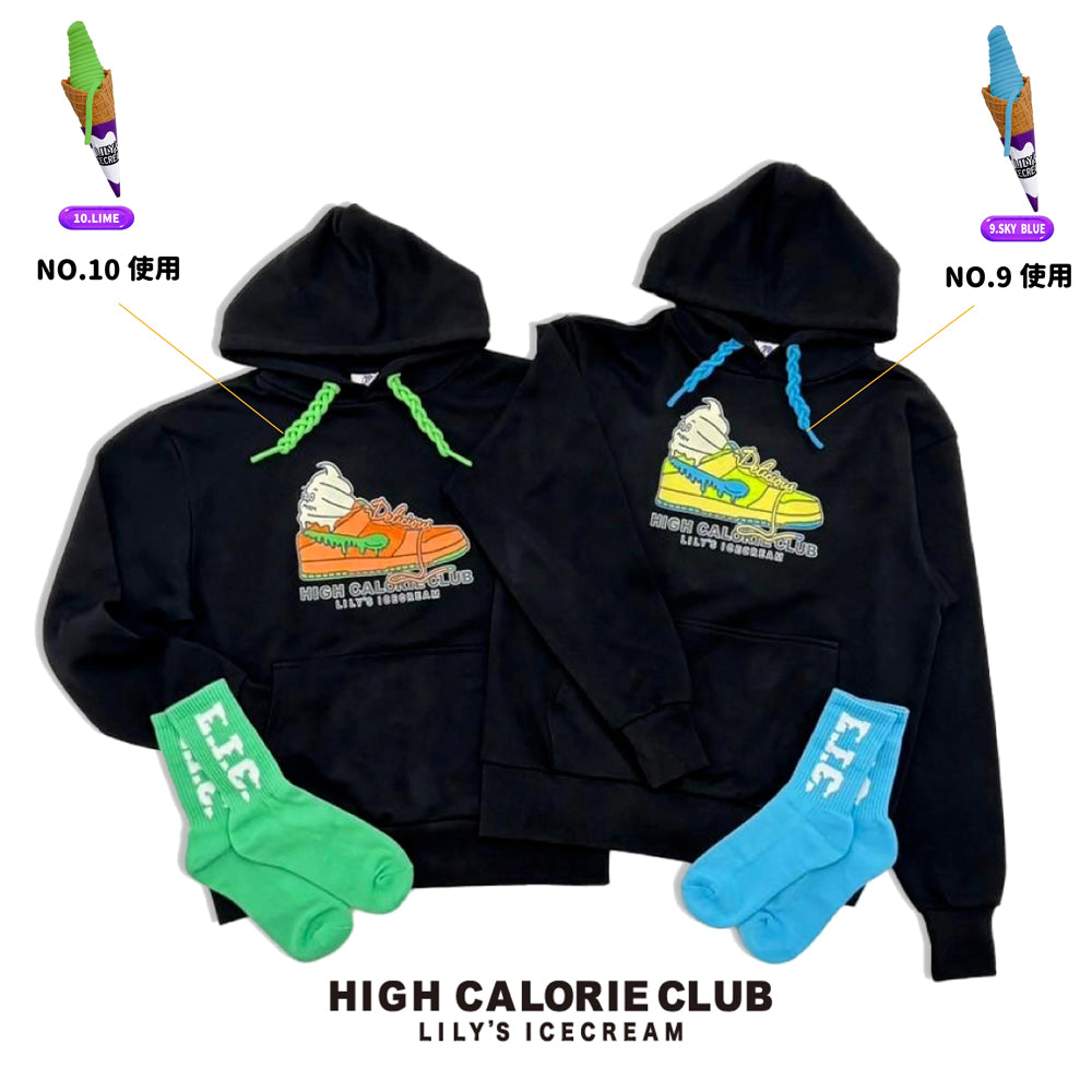 FLUFFY SHOES HOODIE【Orange】