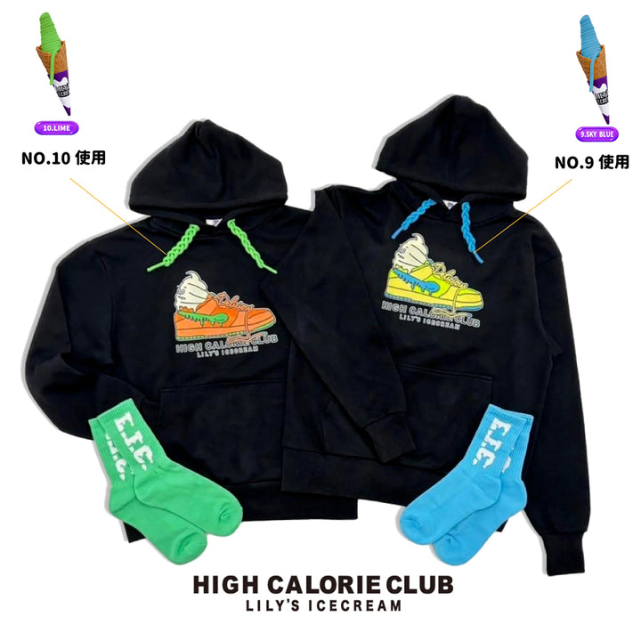 FLUFFY SHOES HOODIE【Orange】