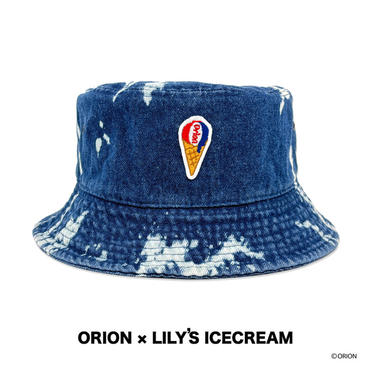 ORION × LILY'S ICECREAM DENIM BUCKET HAT