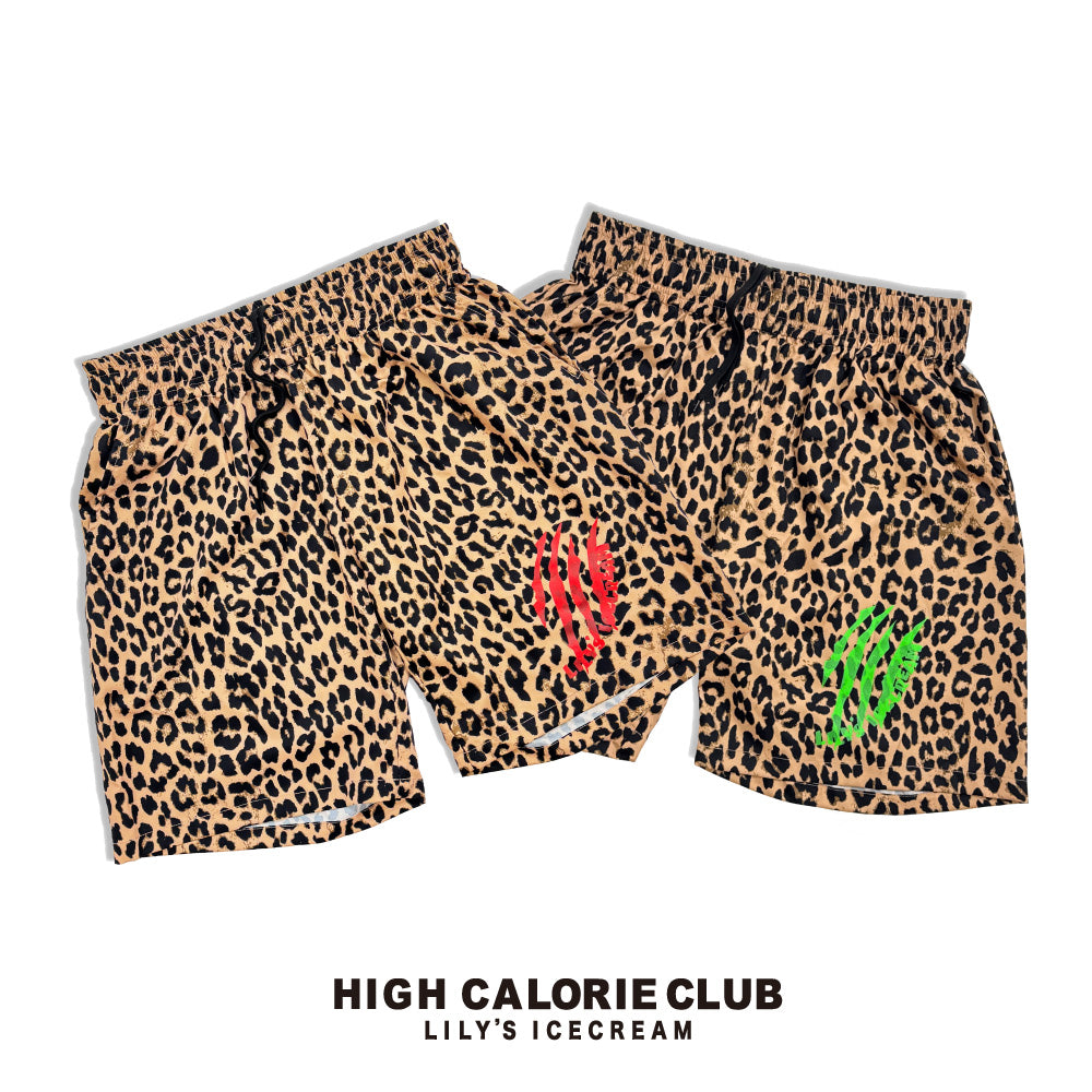 Leopard Aloha Shorts