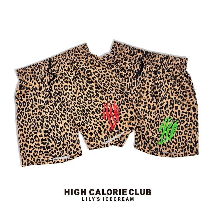 Leopard Aloha Shorts