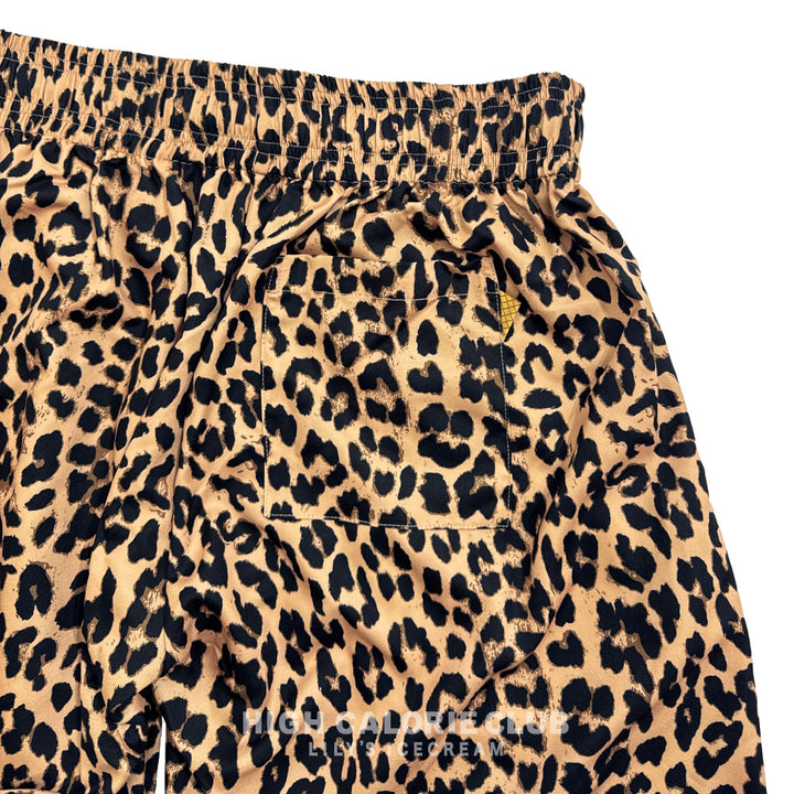Leopard Aloha Shorts