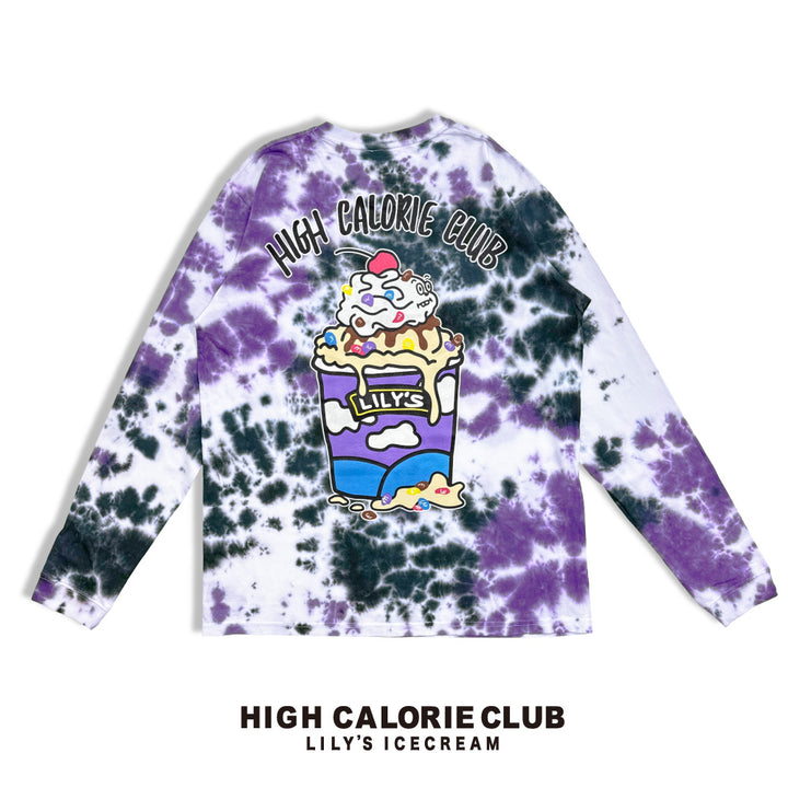 BIG ICE 【PURPLE】 Tie Dye L/S