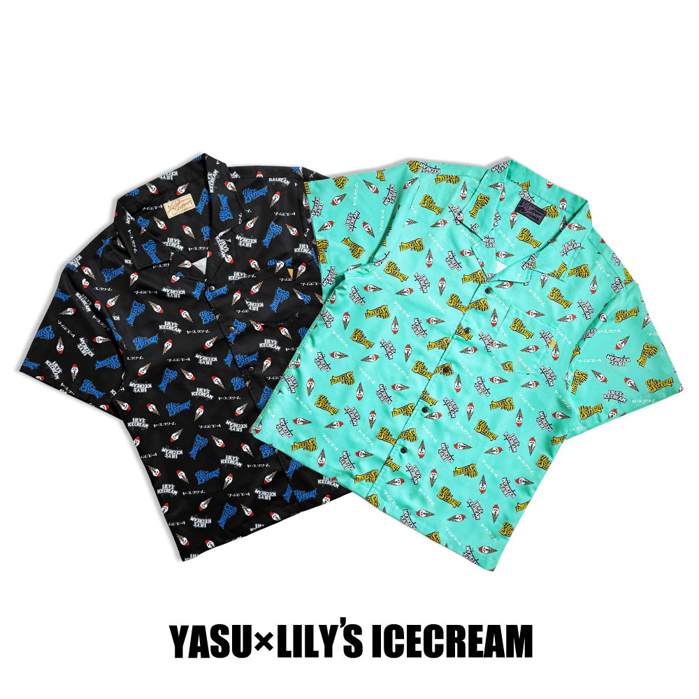 YASU × LILY’S ICECREAM®︎【Aloha shirt】