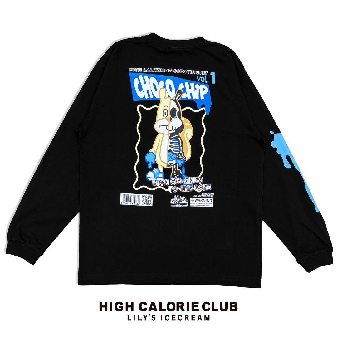 HIGH CALORIES TO THE BONE 【CHOCO CHIP】L/S