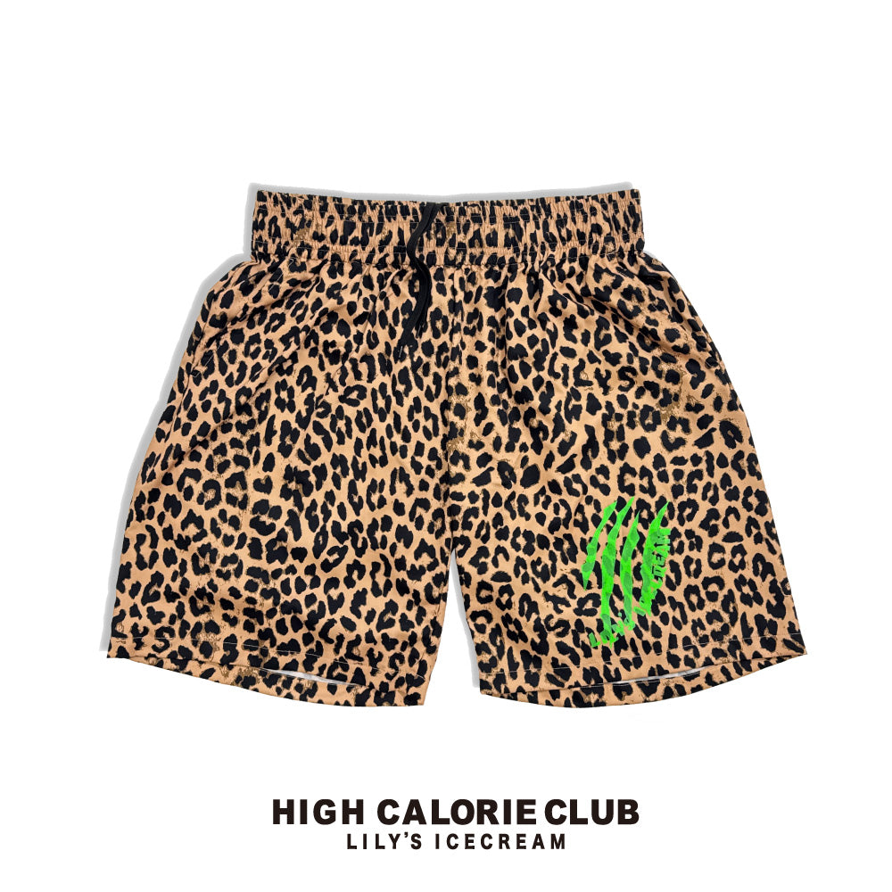 Leopard Aloha Shorts