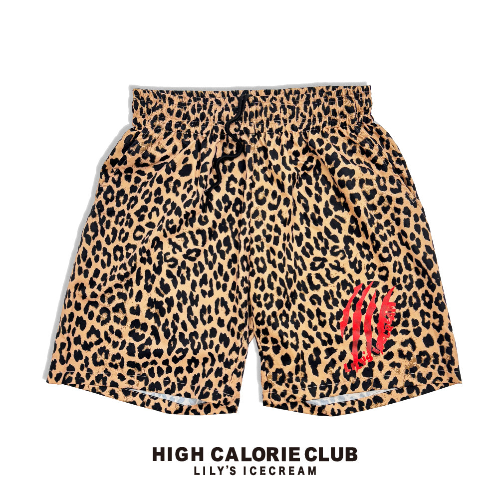 Leopard Aloha Shorts