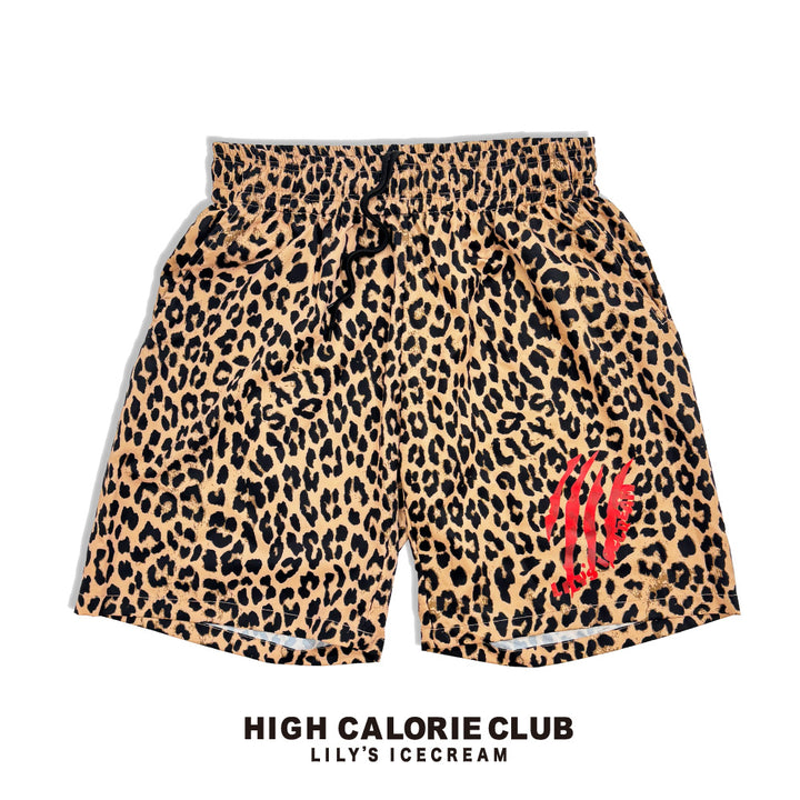 Leopard Aloha Shorts