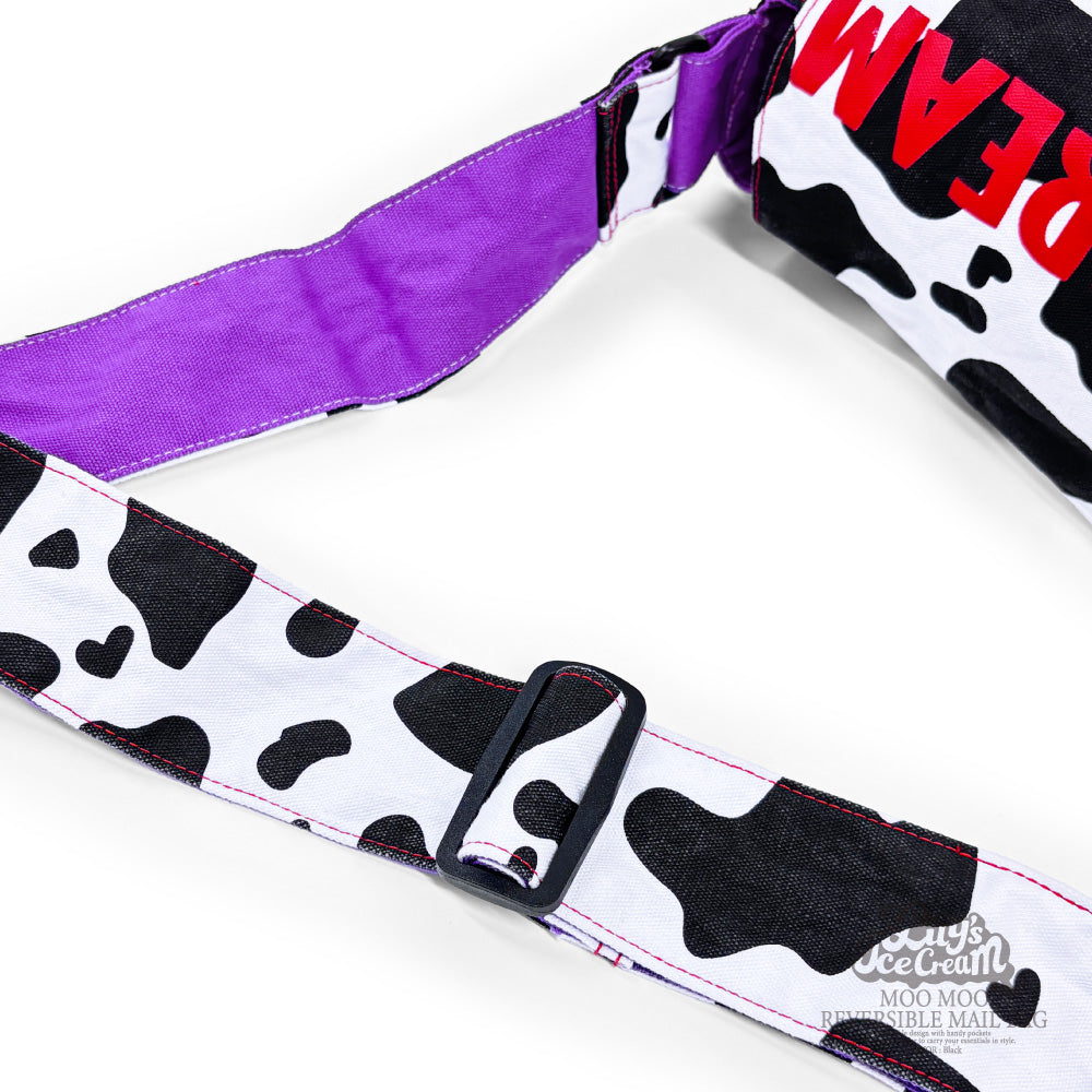 MOO MOO REVERSIBLE MAIL BAG