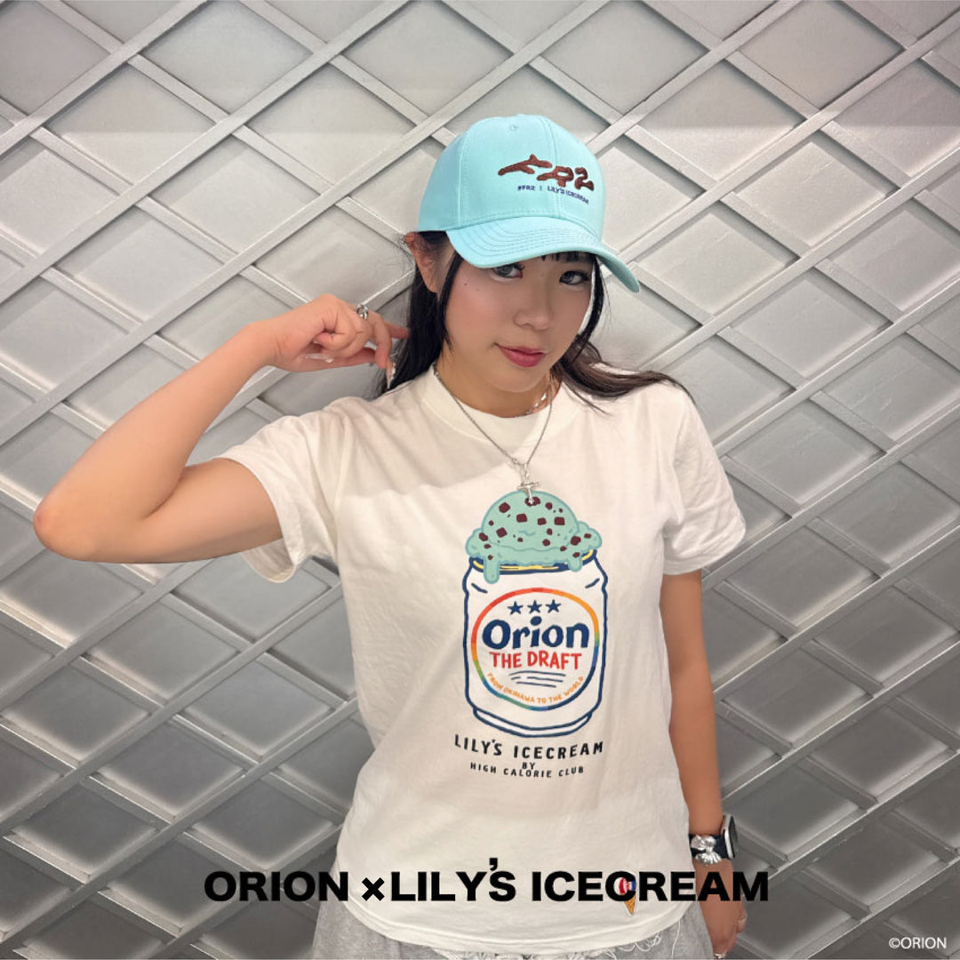 ORION × LILY'S ICECREAM  Choco Mint TEE 【Ladies】