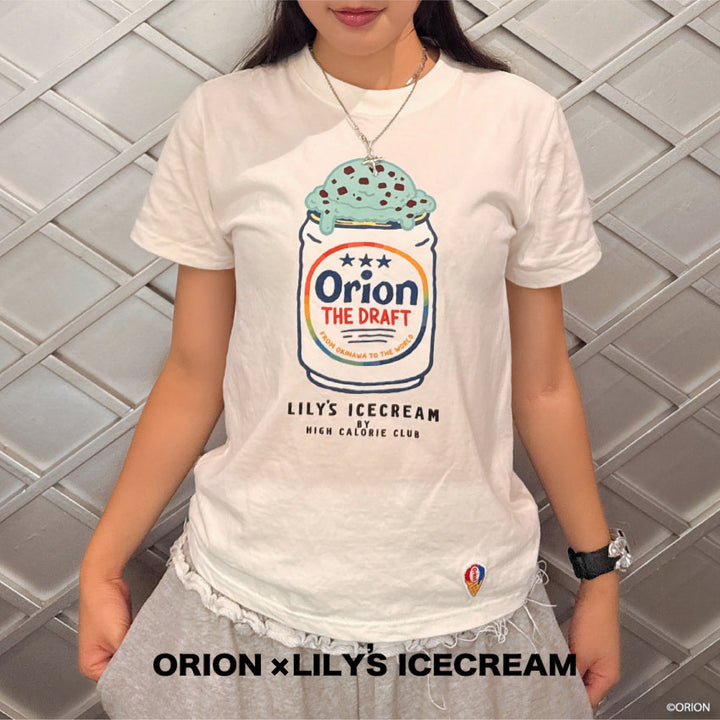 ORION × LILY'S ICECREAM  Choco Mint TEE 【Ladies】