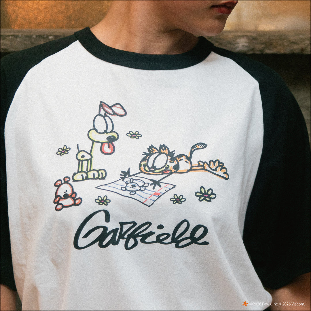 GARFIELD RAGLAN TEE