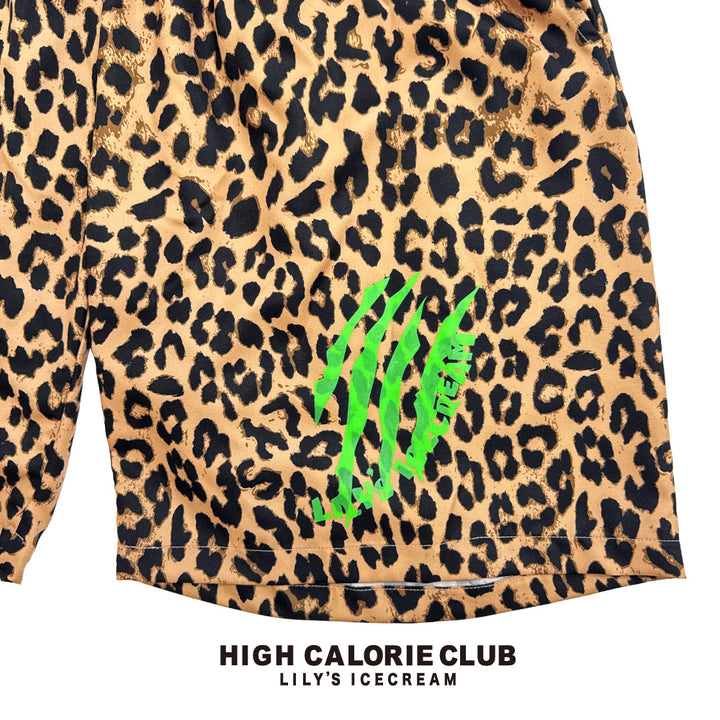 Leopard Aloha Shorts