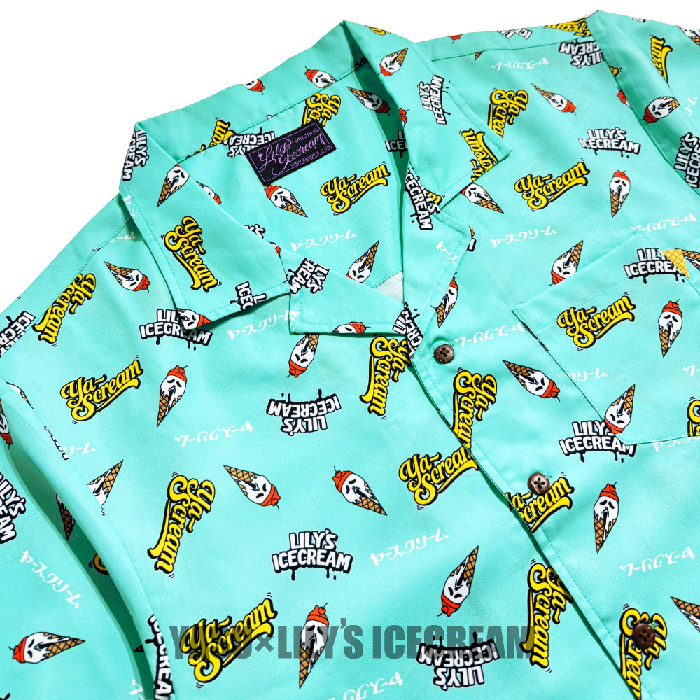 YASU × LILY’S ICECREAM®︎【Aloha shirt】