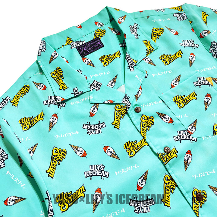 YASU × LILY’S ICECREAM®︎【Aloha shirt】