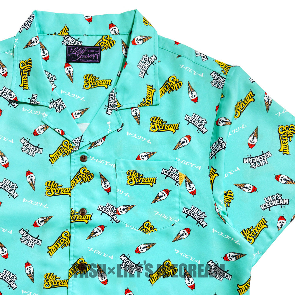 YASU × LILY’S ICECREAM®︎【Aloha shirt】