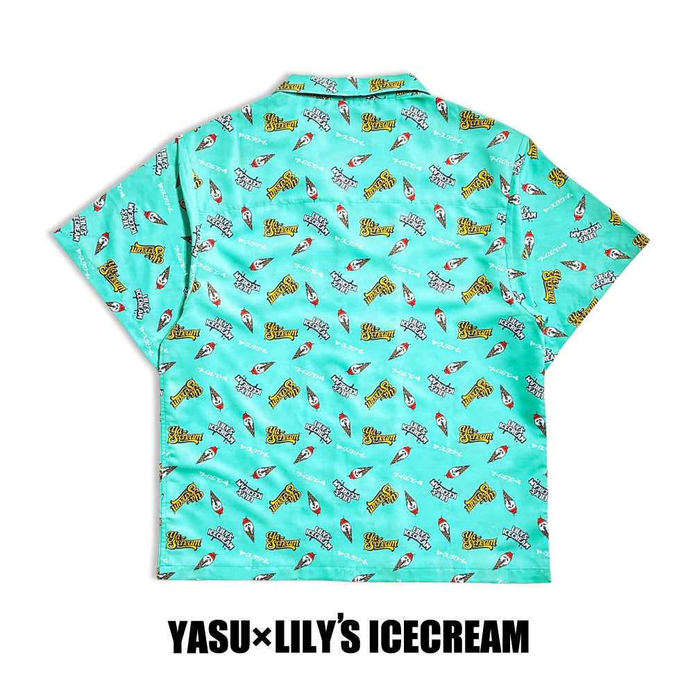 YASU × LILY'S ICECREAM®︎【Aloha shirt】 – LILY'S ICECREAM®︎