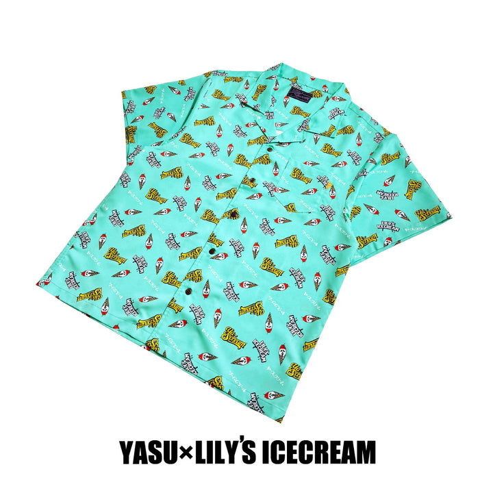 YASU × LILY’S ICECREAM®︎【Aloha shirt】