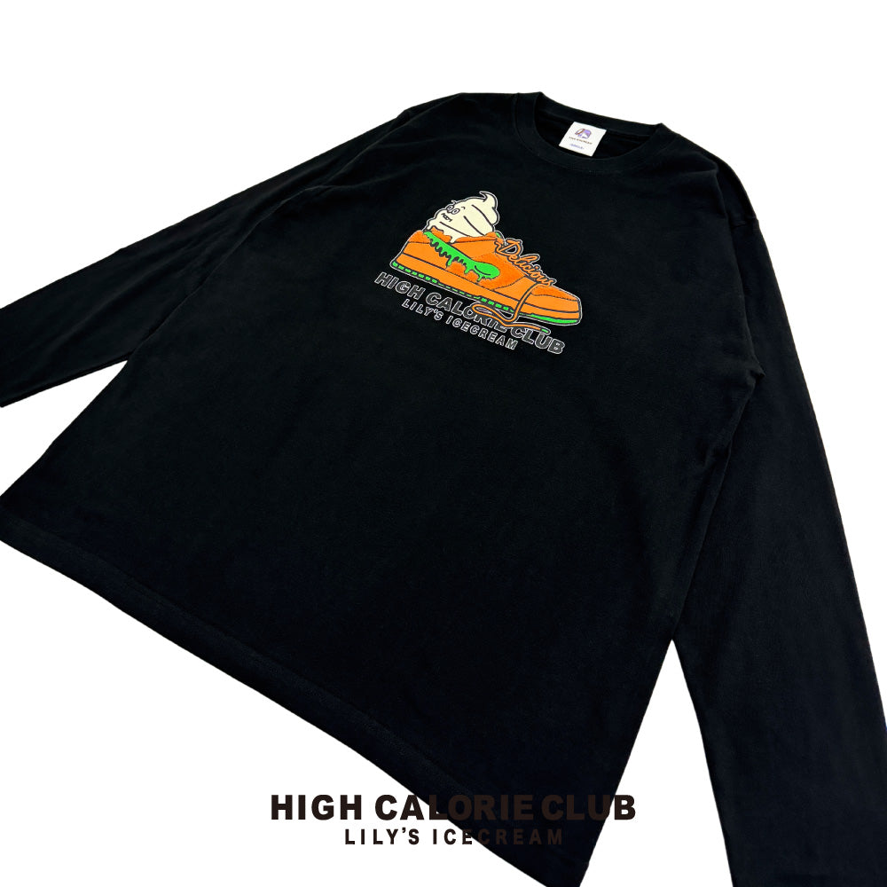 FLUFFY SHOES L/S【Orange】