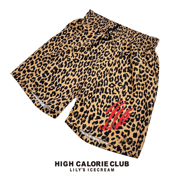 Leopard Aloha Shorts