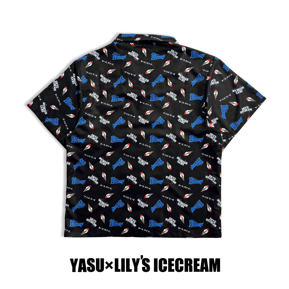 YASU × LILY’S ICECREAM®︎【Aloha shirt】