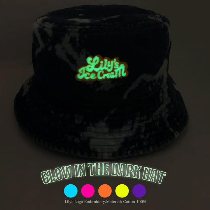 GLOW IN THE DARK HAT【Denim Blue】
