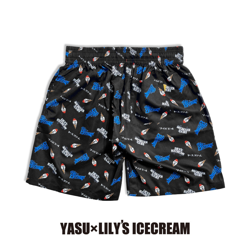 YASU × LILY’S ICECREAM®︎【Aloha shorts】