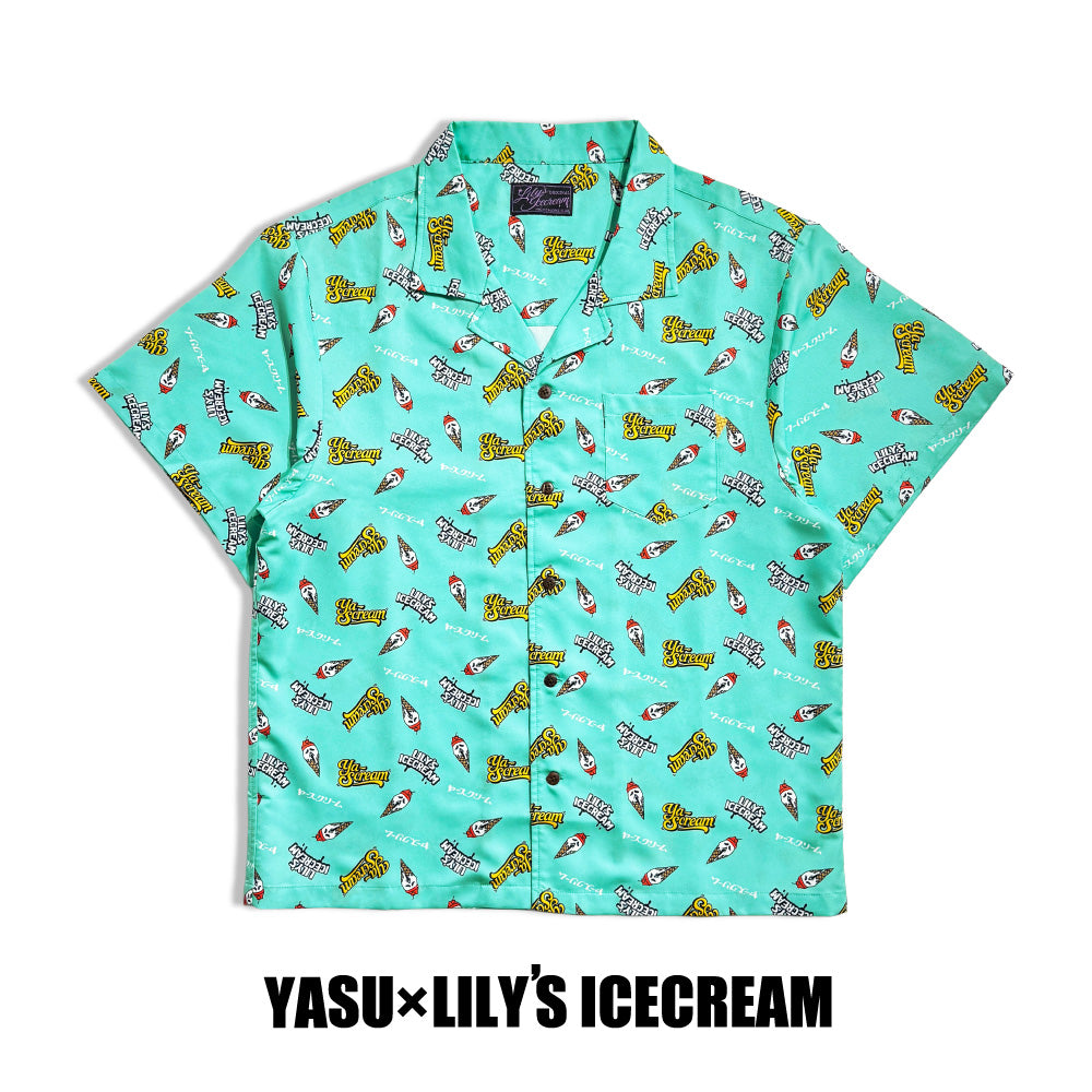 YASU × LILY’S ICECREAM®︎【Aloha shirt】
