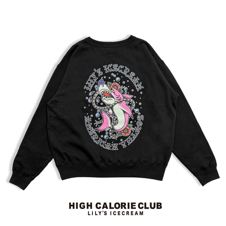 PINK SHARK Sweatshirt
